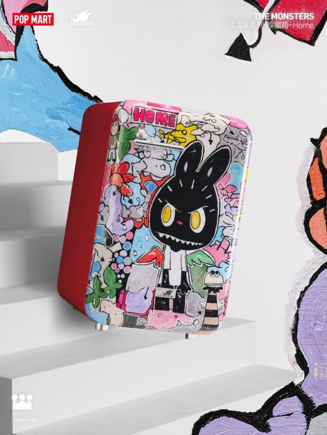 泡泡玛特 LABUBU 冰箱 THE MONSTERS生活家系列