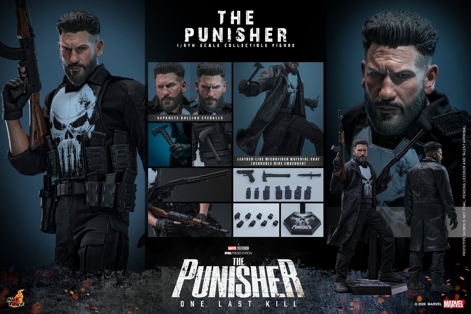 Hot Toys TMS190 惩罚者 1/6比例珍藏人偶