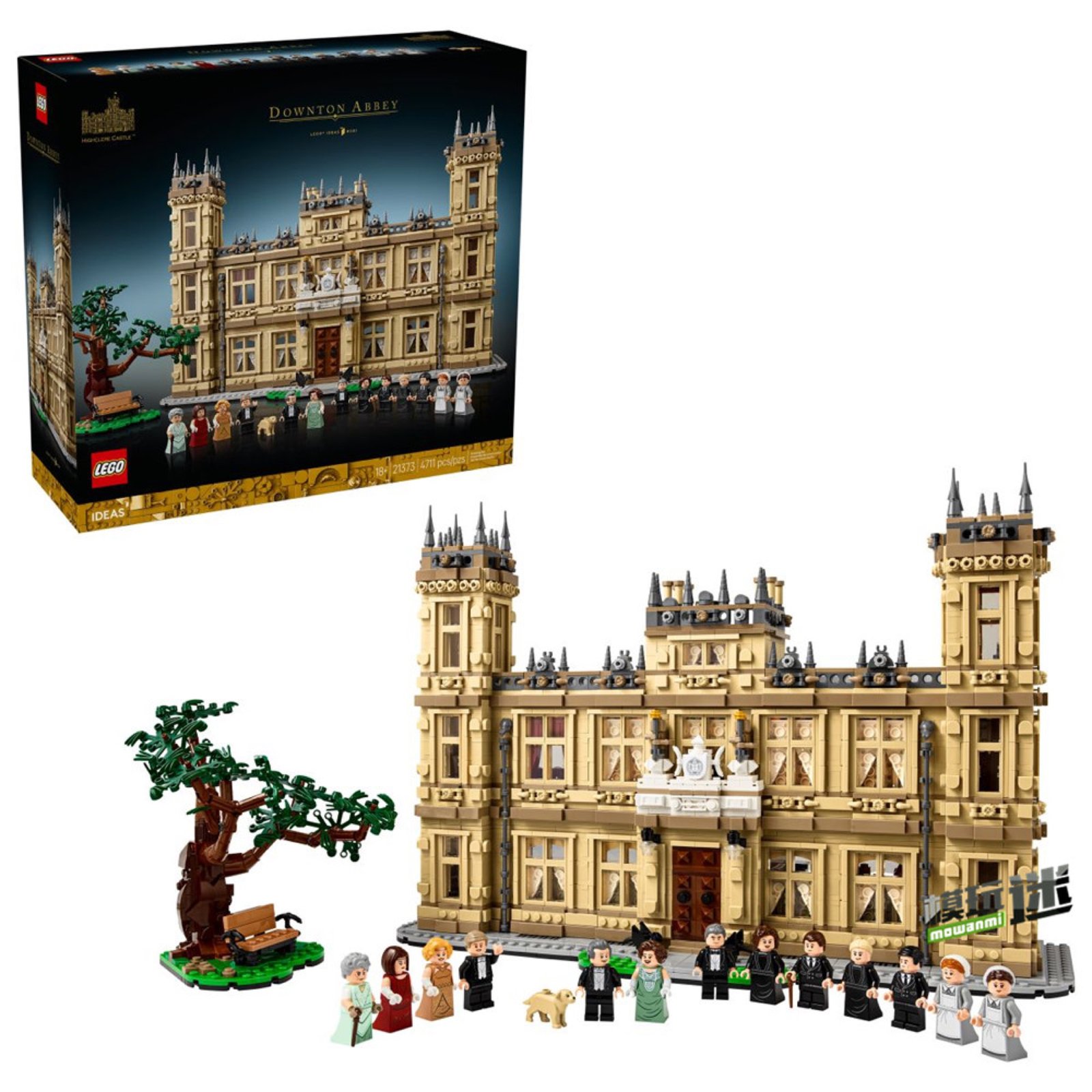 乐高 LEGO 21373 Ideas 唐顿庄园 积木套装
