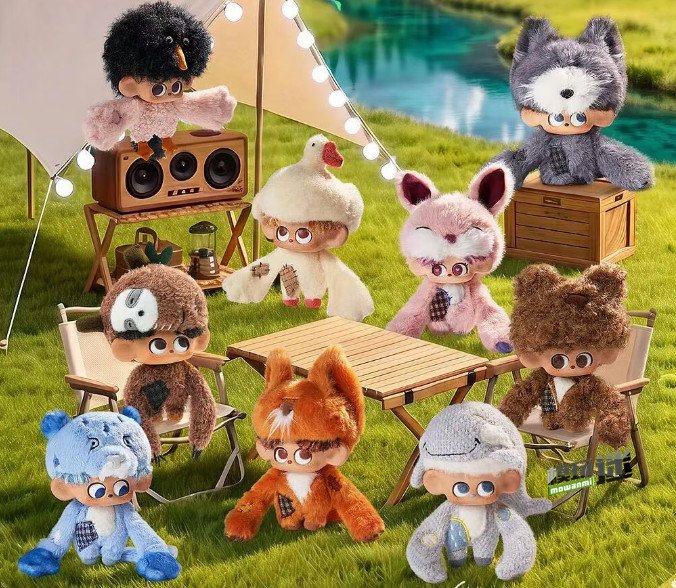 52Toys Wigo出发家族 萌友派对系列 搪胶毛绒盲盒