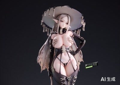 Hobby·sakura DISH 骸骨魔女 丝凯提娅 1/7 手办