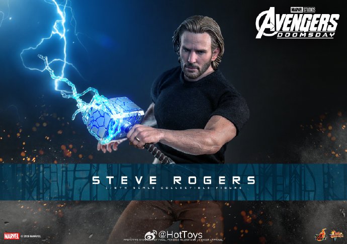 Hot Toys 复仇者联盟5 史蒂夫罗杰斯 1:6 珍藏人偶